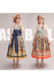 Cherry Bomb Casa Batllo 3.0 High Waist and Normal Waist JSK(Reservation/Full Payment Without Shipping)